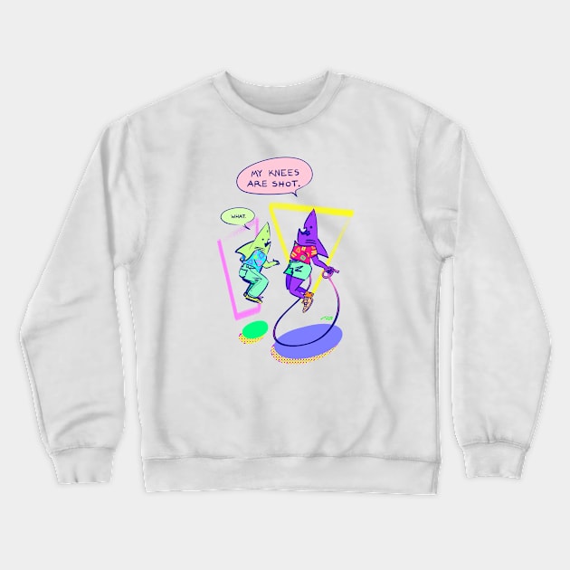 Jump Rope Crewneck Sweatshirt by rapidpunches